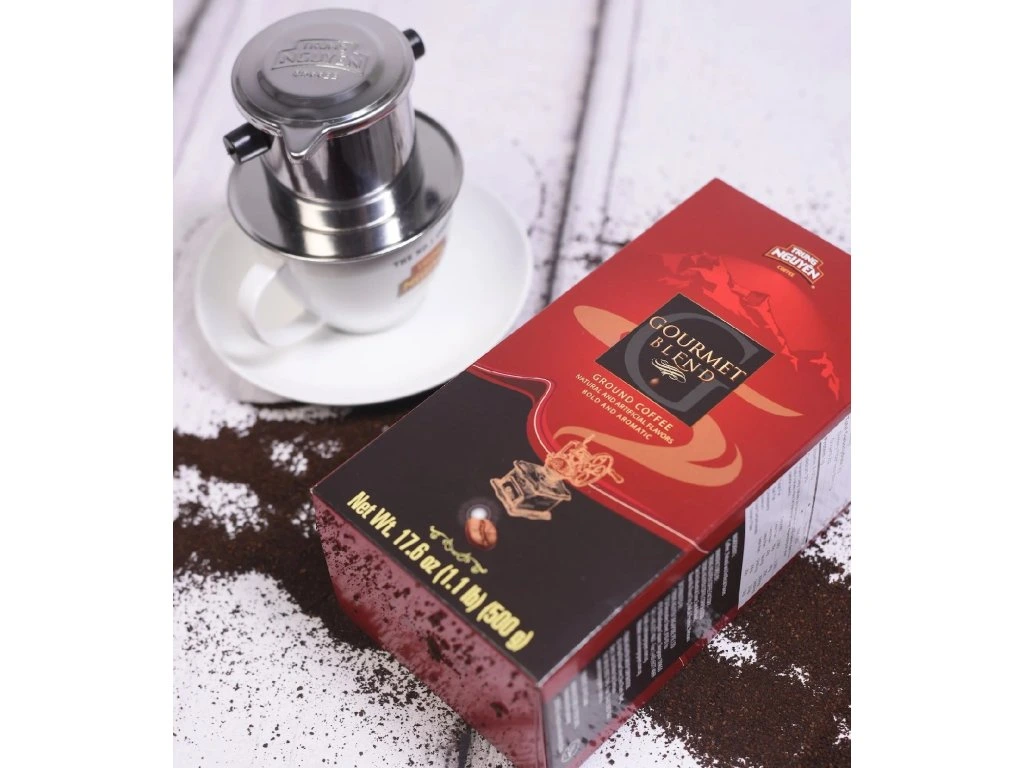 Cafea Vietnameza Gourmet Blend | Robusta, Arabica, Excelsa 2*250g - imagine 2