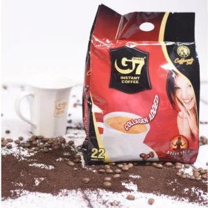 G7 Cafea Solubila 3 in 1 Sugar-Free Cu Colagen-23 plicuri