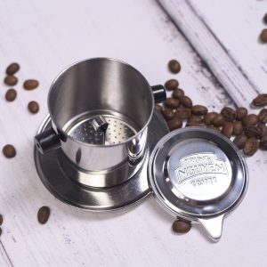 Filtru Phin Vietnamez-Dispozitiv Traditional din Inox Pentru Prepararea Cafelei